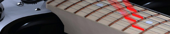Maestro, un laser pour apprendre la guitare