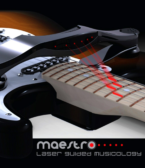 Maestro, coach laser pour guitare