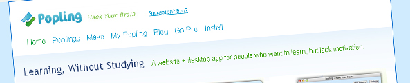 popling Service en ligne d'apprentissage Popling