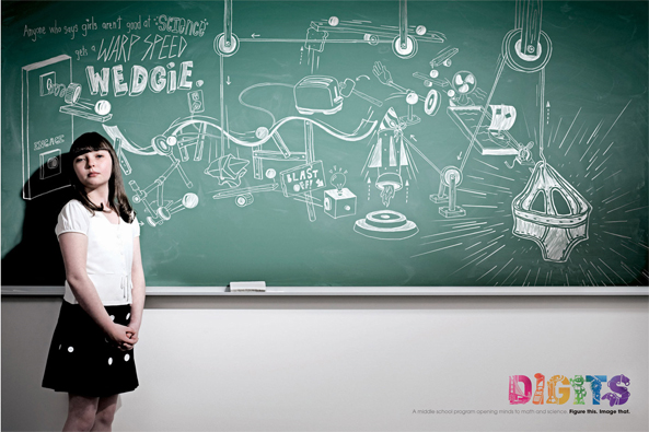 Campagne sur tableau noir