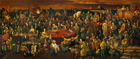 discussing the divine comedy with dante